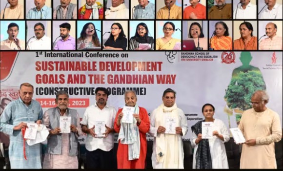 ITM University Gwalior organizes three-day international conference on “Sustainable Development Goals and the Gandhian Way”